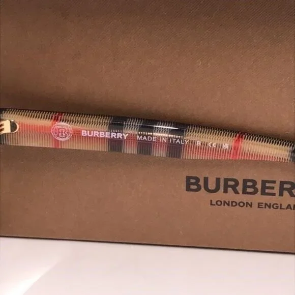 New Authentic Burberry Black and Gold Women's Glasses BE2356 3942